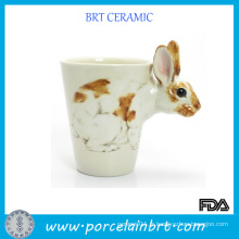 Tasse mignonne de tasse en porcelaine de lapin